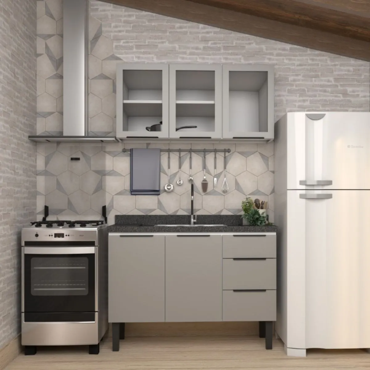 Gabinete Cozimax, vendido pela Ferreira Campos Materiais de Construção